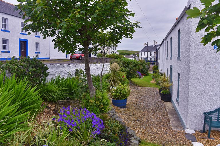 Gardens in Main Street, Port Charlotte, Isle of Islay Islay Pictures