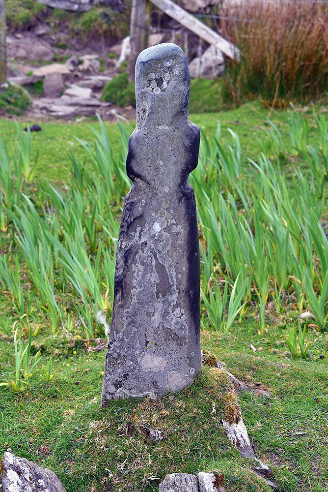 Picture of an old stone cross