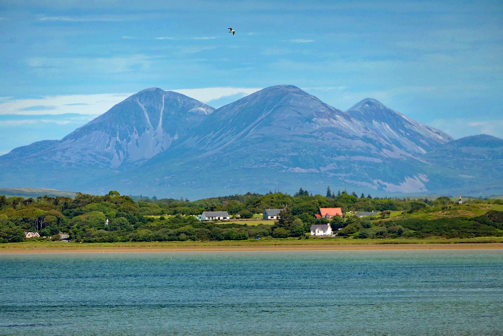 The Paps of Jura from Bowmore pier, Isle of Islay Islay Pictures