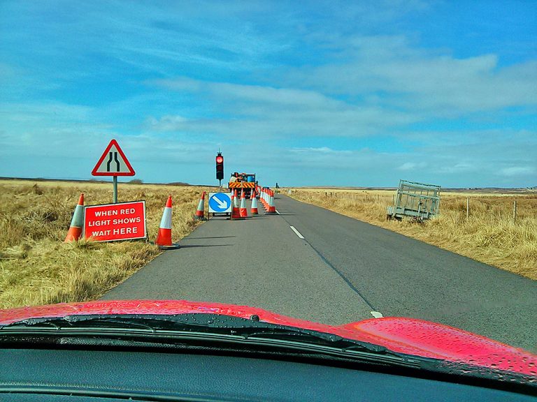 Traffic lights on the Low Road, Isle of Islay Islay Pictures Photoblog